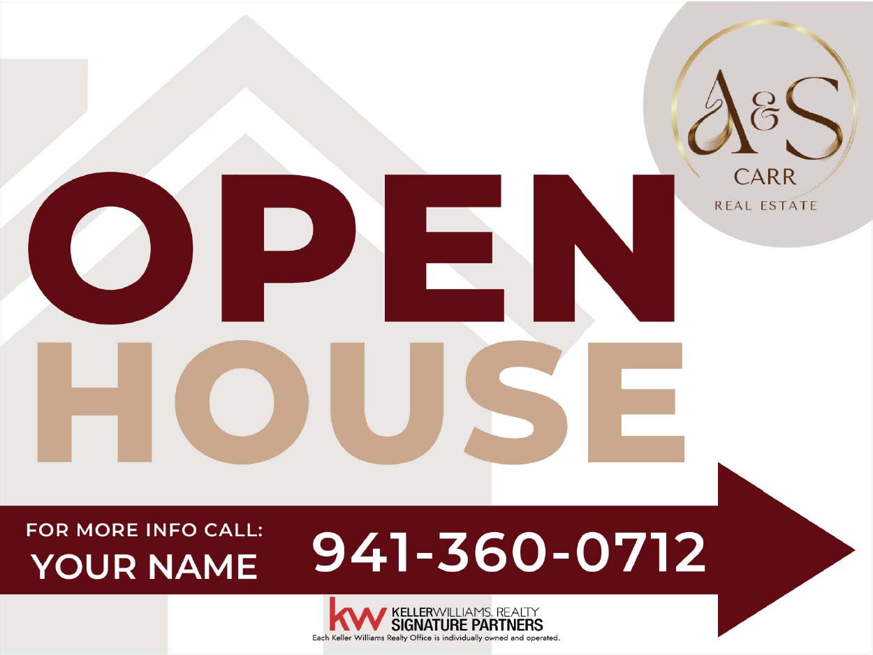 Burgundy & White Directional sample layout